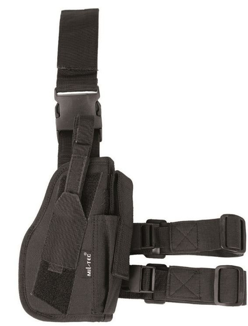 Rövid csövű pisztolytáska, Jobbos, Fekete