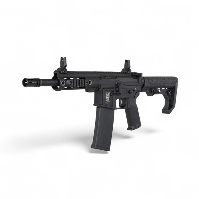 REPLIKA AIRSOFT PUSKA SPECNA ARMS SA-F04-RL - FLEX HAL - ETU - LIGHT OPS/ ÚJ VEVŐ BLACK