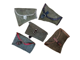 CANVAS AXE COVER - GENUINE ROMANIAN ARMY MILITARY SURPLUS - BROWN - USED