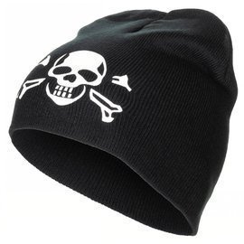 KNITTED HAT BEANIE - SKULL - FINE KNIT