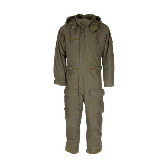 Military hooded coveralls - Austrian Army surplus - OD green - Used