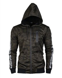 PULÓVER, KAPUCNIS PULÓVER CIPZÁRRAL - Mil-Tec® - WOODLAND ÁLCÁZÁS