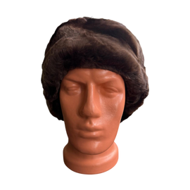 Fur hat, Cold War era, Romanian Army Surplus - Brown