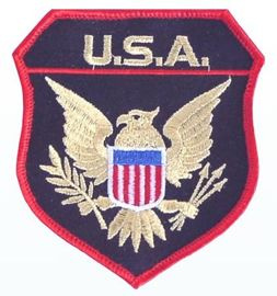 TAPASZ U.S.A. EAGLE - GOLDLUREX 95 x 85 MM