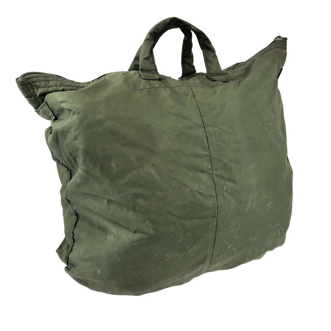VINTAGE SISAK- ÉS REPÜLŐFELSZERELÉS TÁSKA – 50x50 CM – AMERIKAI HADSEREG KATONAI SURPLUS (USGI) – OLÍVAZÖLD (OD) – HASZNÁLT