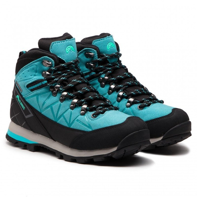 Shoes Trekkings ELBRUS Muerto Mid Wp Turquoise/Black/Mint