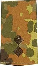 EMBLÉMA - GERMAN ARMY FLECKTARN CAMO/BLACK SHOULDER LOOPS ´OBERLEUTNANT´