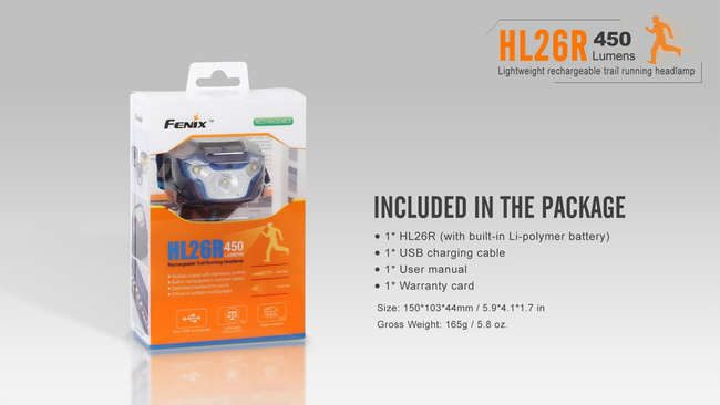 Lámpák, zseblámpa, Fenix HL26R