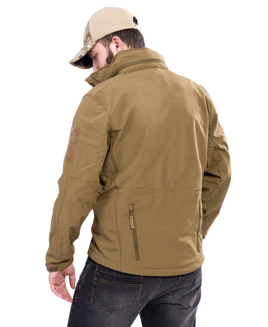 WATERPROOF RAIN JACKET - ARTAXES SOFTSHELL - PENTAGON - TUSCAN YELLOW