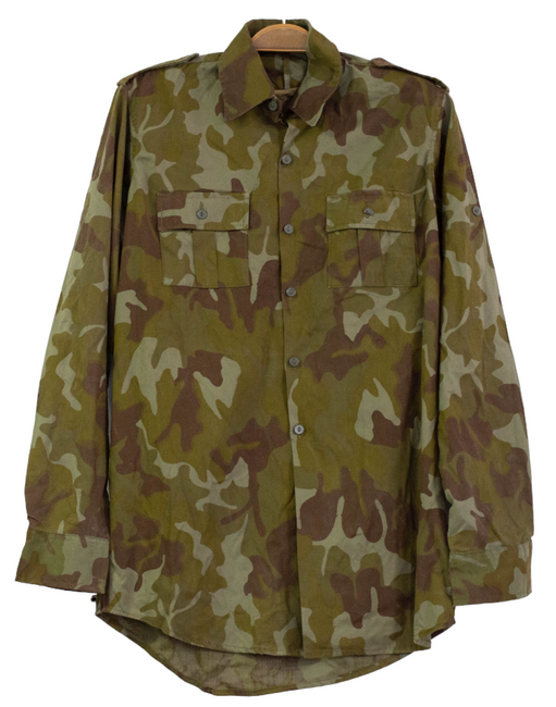 ROMANIAN CAMO SHIRT M94 - MILITARY SURPLUS - LIKE NEW