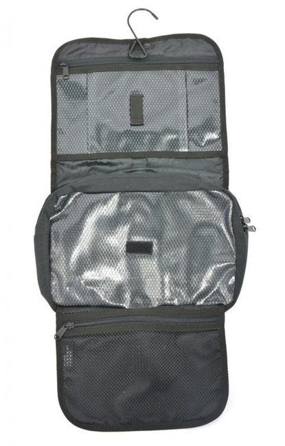 DUTCH ARMY BLACK COLLAPSIBLE TOILLET BAG USED