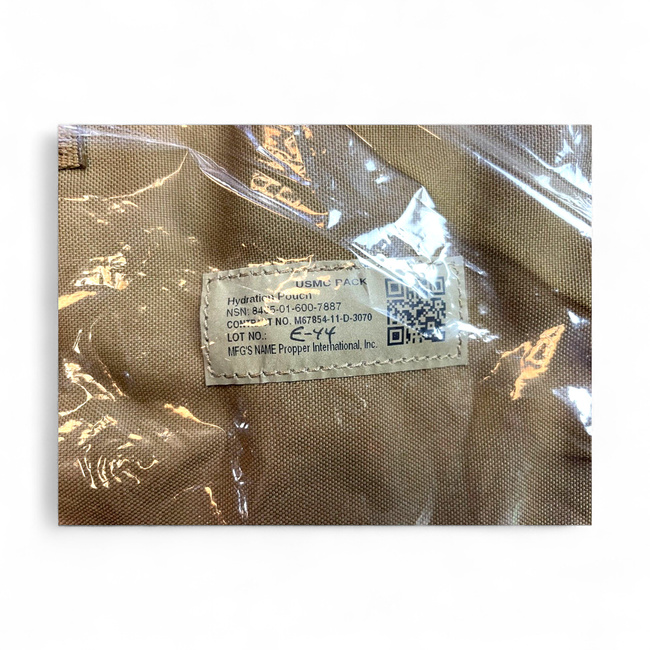 Hidratáló tasak - USGI USMC MOLLE - Amerikai hadsereg katonai felesleg - Coyote - Újszerű