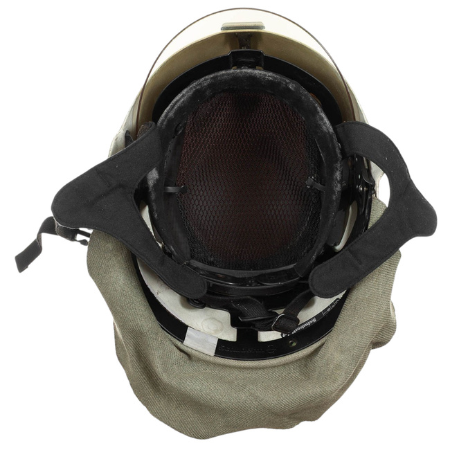 TŰZOLTÓ SISAK - SCHUBERTH - KATONAI FELESLEG NÉMET HADSEREG - HASZNÁLT