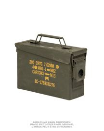 US SMALL METAL CAL.30 AMMO BOX LIKE NEW