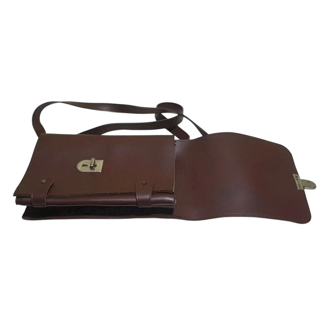 Bortérkép Táska - Katonai Porthart RSR Korszak - Tiszt - Román Hadsereg Katonai Felesleg - Barna - Újszerű