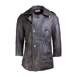 BŐRDZSEKI - GENDAMERIE - FRANCIA HADSEREG KATONAI FELESLEG - FEKETE - HASZNÁLT - HASZNÁLT