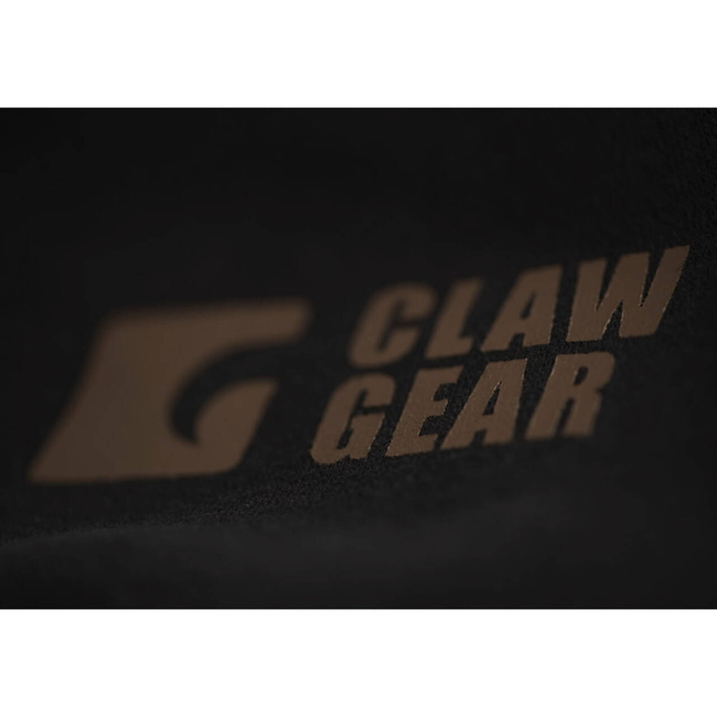 KAPUCNIS PULÓVER CIPZÁRRAL ÉS CG LOGÓVAL - FEKETE - CLAWGEAR