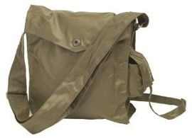 GÁZÁLARC TÁSKA - OD - KATONAI TÖBBLET KELET-NÉMET HADSEREG - MINT ÚJ