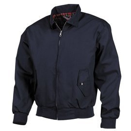 Jacket - "English Style" - BLUE - Chequered Pattern Lining