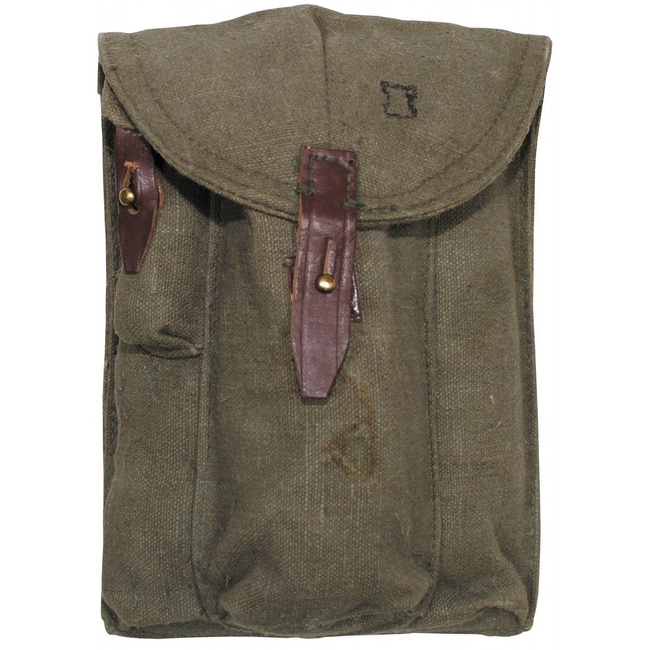 Russian Ammo Pouch, AK47, triple, OD green, used