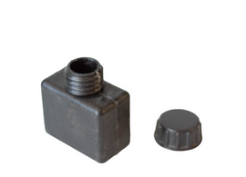 PALACK/TARTÁLY FEDŐVEL OLAJHOZ - 50ML - KATONAI FELESLEG A ROMÁN HADSEREGTŐL - JÓ ÁLLAPOTBAN