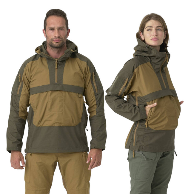 Unisex Tracer Anorak kabát - Polipamut  Stretch Ripstop - Olíva Zöld - Helikon Tex