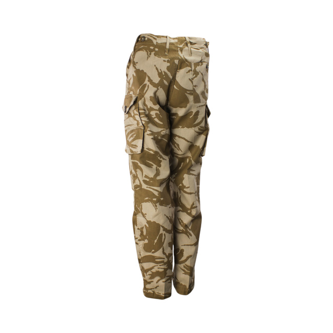 COMBAT PANTS - "TROPICAL" - DPM DESERT CAMO - MILITARY SURPLUS BRITISH ARMY - USED