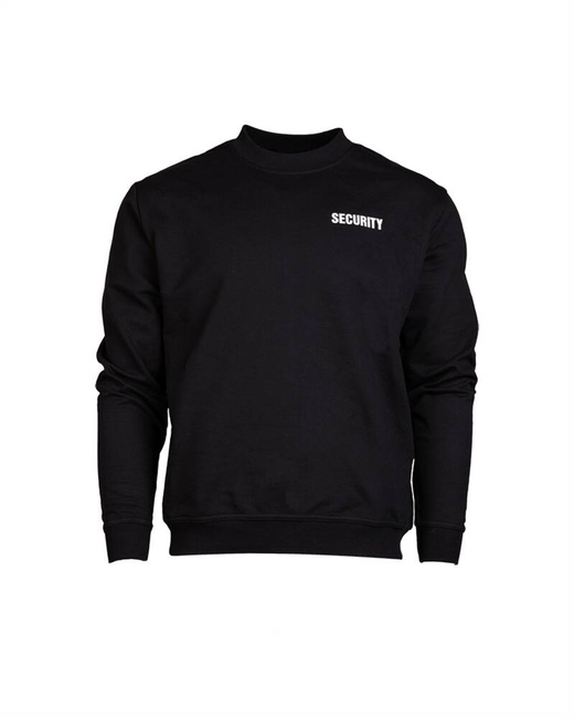 BLACK SECURITY SWEATSHIRT