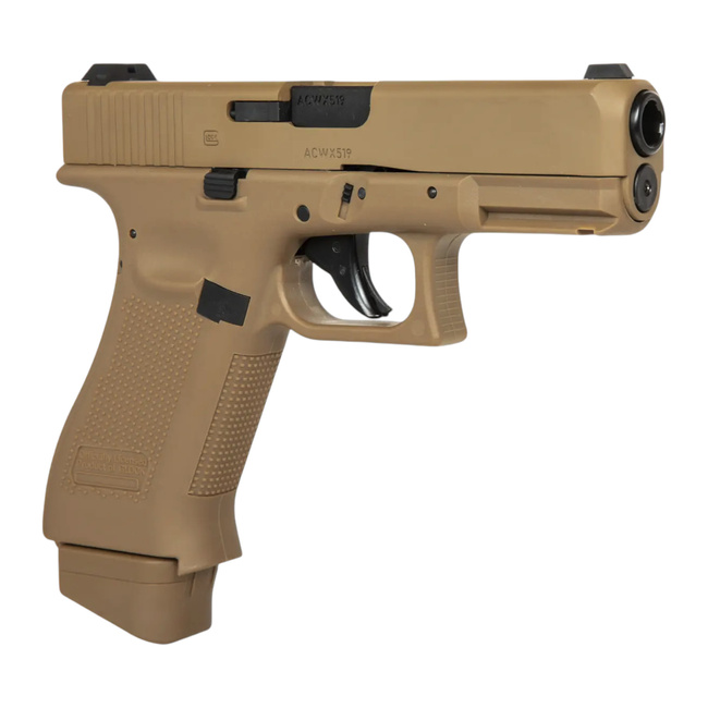 REPLIKA PISZTOLY - GBB GLOCK 19X CO2 - COYOTE BARNA