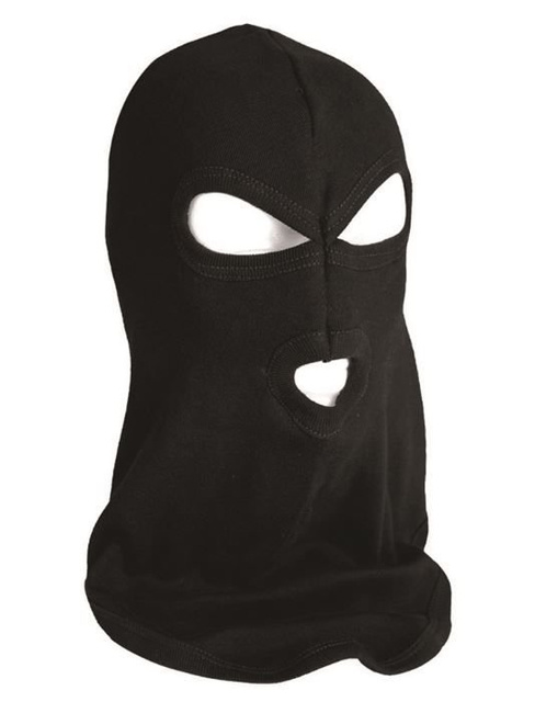 PAMUT BALACLAVA - 3 LYUK - Mil-Tec® - FEKETE