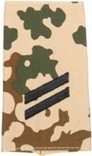 EMBLÉMA - GERMAN ARMY TROPICAL CAMO/BLACK SHOULDER LOOPS ´OBERGEFREITER´
