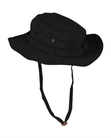 AMERIKAI STÍLUSÚ "BOONIE" SAPKA - 3 RÉTEGBEN LAMINÁLT - Mil-Tec® - FEKETE