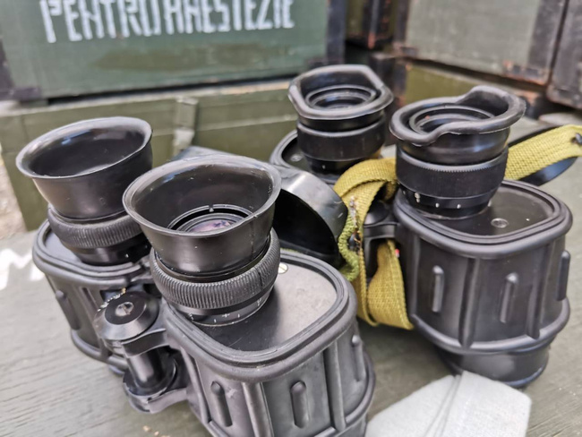 VALDADA I.O.R. 7x40 MILITARY BINOCULARS - MILITARY SURPLUS ROMANIAN ARMY - LIKE NEW