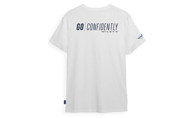 WX Fish T-shirt, cotton, white - Wiley X