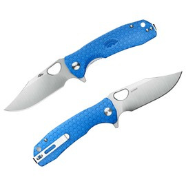 Honey Badger - BLUE - MEDIUM - CLIPPOINT ZSEBKÉS