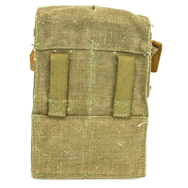 Russian Ammo Pouch, AK47, triple, OD green, used