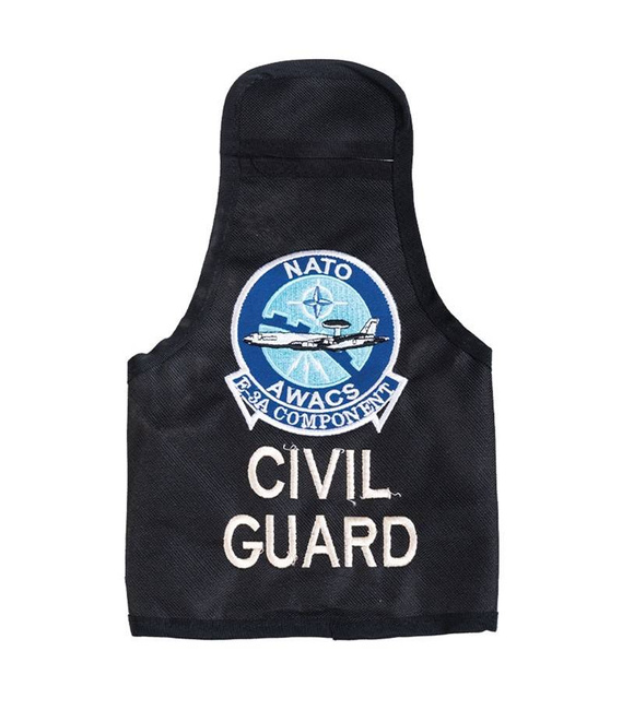 NATO KARSZALAG - "AWACS" - FEKETE - KATONAI TÖBBLET - HASZNÁLT
