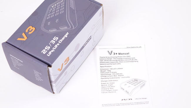 V3+ Charger for LiPo/LiFe 2S/3S - IPower