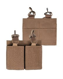 DUPLA TOK A MAGAZINOKHOZ - TÉPŐZÁRAS RÖGZÍTÉSSEL - Mil-Tec® - SÖTÉT COYOTE