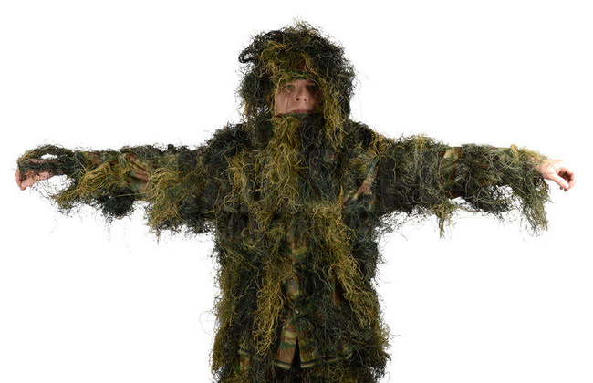 TEREPSZÍNŰ RUHA "GHILLIE" -  4 ELEMEK - Mil-Tec - WOODLAND