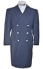 GERMAN OVERCOAT - AIR FORCE - GREY BLUE - MILITARY SURPLUS - USED