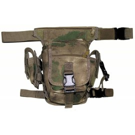 HIP BAG - WITH LEG AND BELT FIXING - SECURITY - MFH- HDT CAMO FOLIAGE