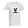 MILITARY RANK PRINTED COTTON T-SHIRT - SMCE - WHITE - DEFCON5
