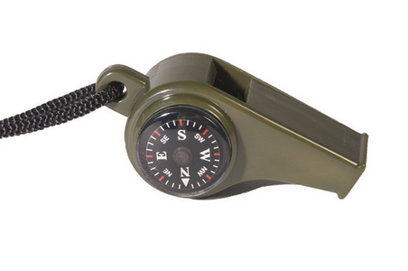 Plastic Whistle W.compass A.thermometer