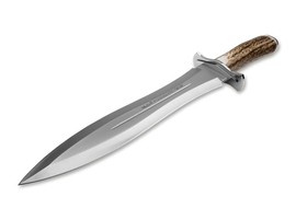 FIXED BLADE KNIFE - PODENQUERO - WITH LEATHER SHEATH - Muela®