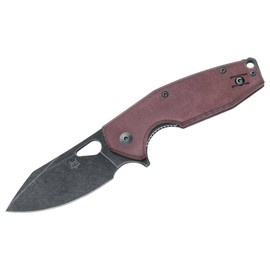 POCKET KNIFE "YARU MICARTA BURGUNDY" - FOX KNIVES