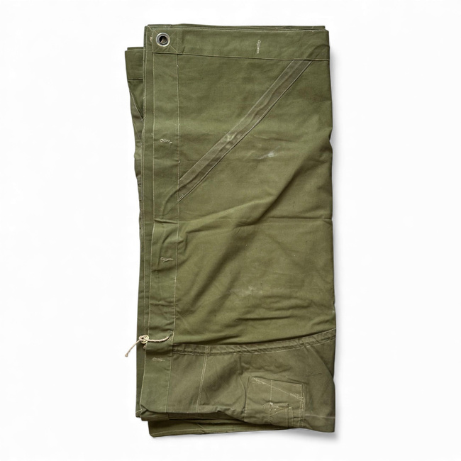 Tent Sheet - Model 1970 MFA - Romanian Army Military Surplus - Olive Drab - In Good Condition