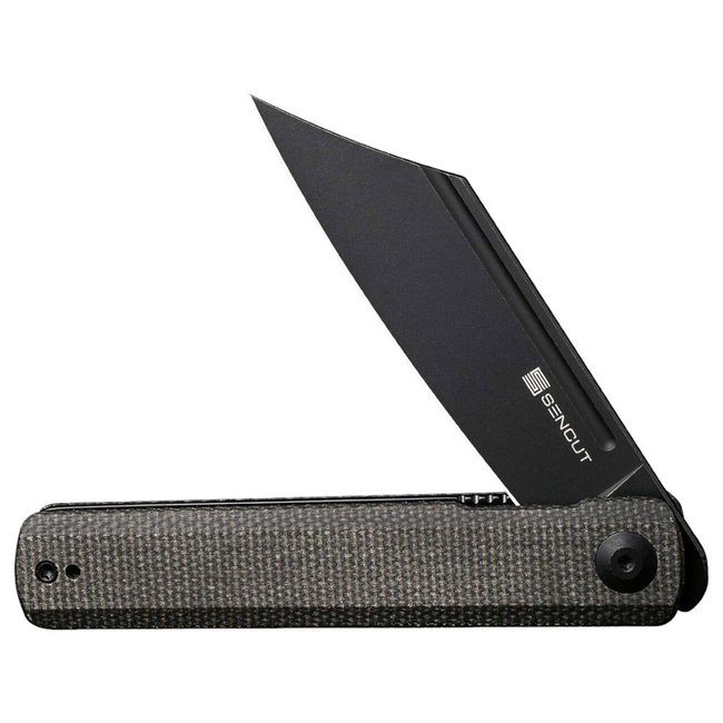 Zsebkés - „SENCUT Bronte Micarta sötétzöld fekete” - Böker