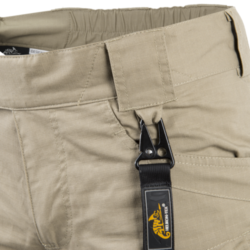 WOMEN'S URBAN TACTICAL PANTS -  UTP Resized  - POLYCOTTON RIPSTOP - Helikon-Tex - BLACK - LENGTH 34 inch