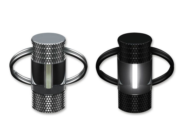 Traser trigalight® Silver key ring